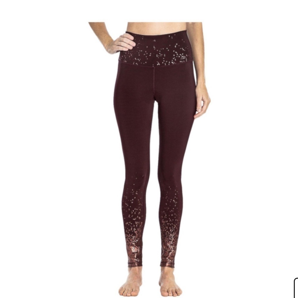Z by Zobha maroon tights size M - Picture 1 of 11